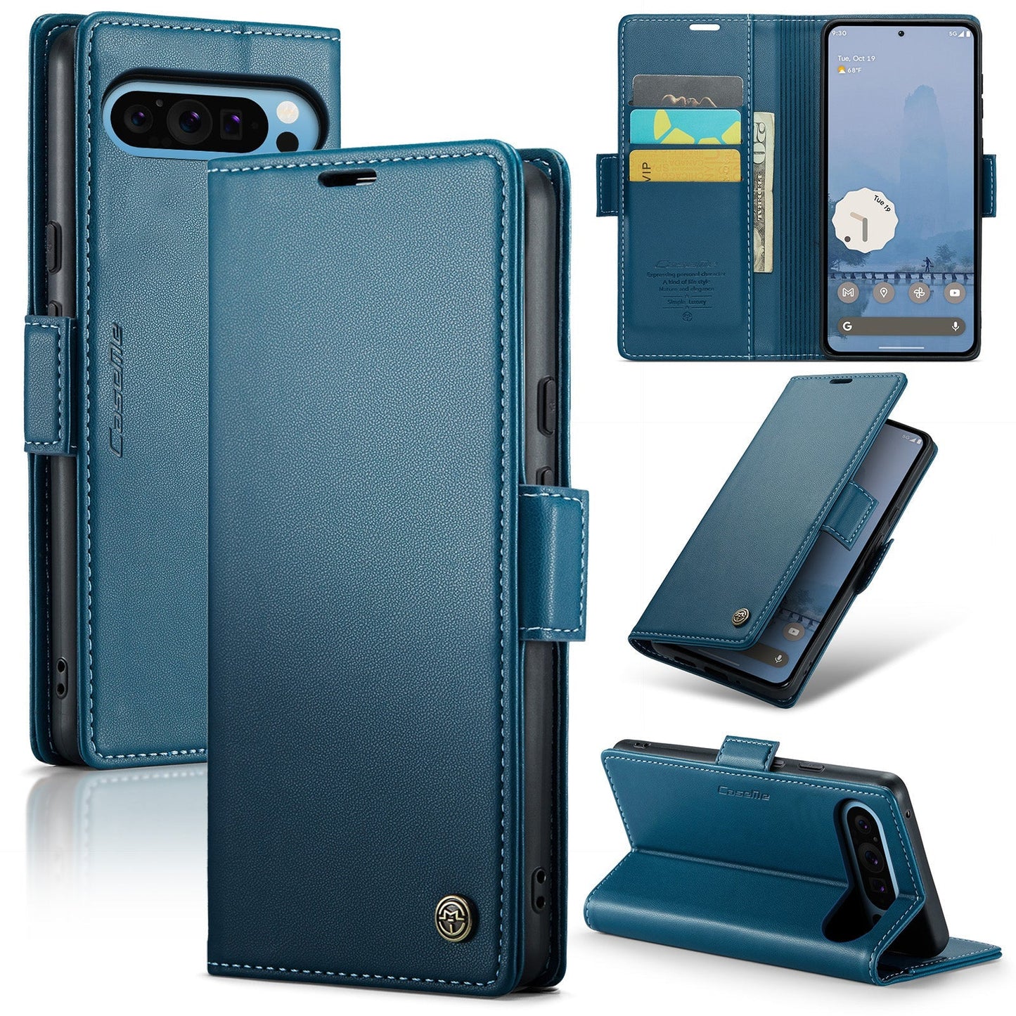 RFID Blocking Slim Flip Case for Pixel 9