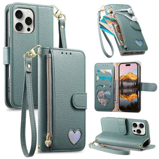 Heart Love Wallet Flip Case for iPhone 13 Pro