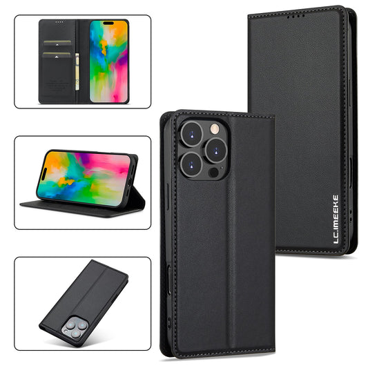 Magnetic Leather Folio Wallet Phone Case for iPhone 11 Pro